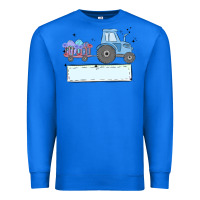 True Royal easter tractor boy Premium Sweatshirt - MaliasSmallBusiness