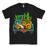 Black western truck Horseshoe Classic Tee - HRA Design Shop