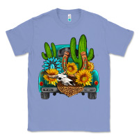 Colony Blue western truck Horseshoe Classic Tee - HRA Design Shop