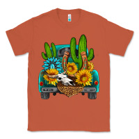 Copper western truck Horseshoe Classic Tee - HRA Design Shop