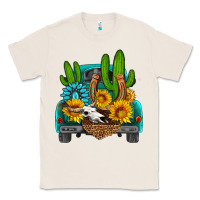 Natural western truck Horseshoe Classic Tee - HRA Design Shop