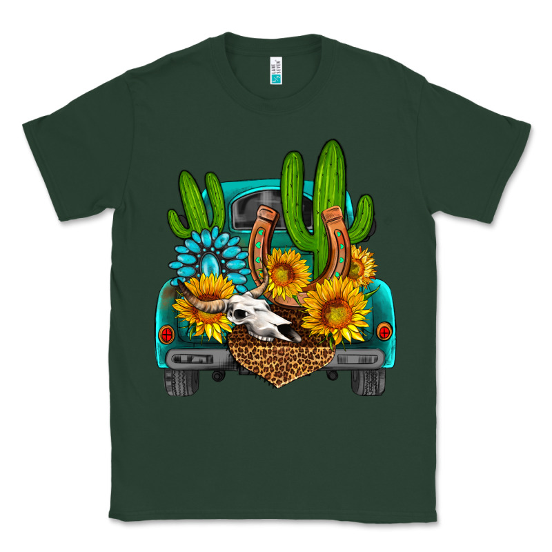 Western Truck Horseshoe Classic Tee by HRA Design Shop | Teevron