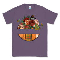 Lavender customize floral pumpkin Classic Tee - BundleAndBundleShop