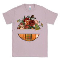 Lilac customize floral pumpkin Classic Tee - BundleAndBundleShop