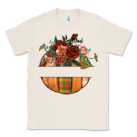 Natural customize floral pumpkin Classic Tee - BundleAndBundleShop