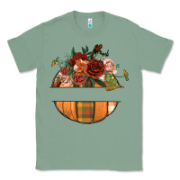 Sage customize floral pumpkin Classic Tee - BundleAndBundleShop