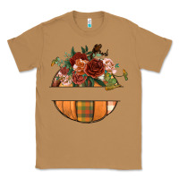 Toasted Coconut customize floral pumpkin Classic Tee - BundleAndBundleShop