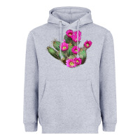 Heather Grey strawberry hedgehog cactus Heavyweight Hoodie - LillyAllenDesigns