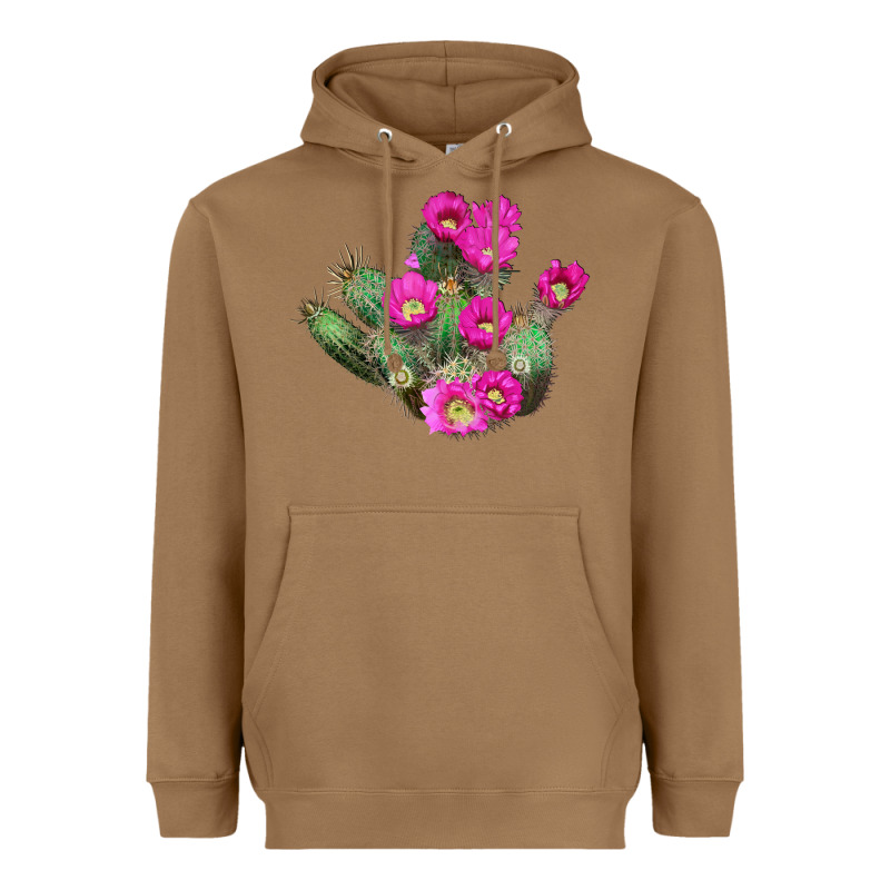 Strawberry Hedgehog Cactus Heavyweight Hoodie by LillyAllenDesigns | Teevron