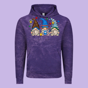 Lacrosse Gnomes Vintage Hoodie Designed By Zillion Design Studio