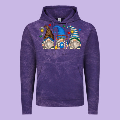 Lacrosse Gnomes Vintage Hoodie Designed By Zillion Design Studio
