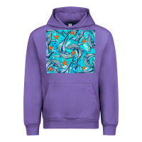 Tulip humpback whale Urban Hoodie - BarkalooDesign