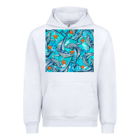 White humpback whale Urban Hoodie - BarkalooDesign