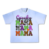 Grape Ice Spooky Mama Urban Heavy Tee - texasbilliewilder