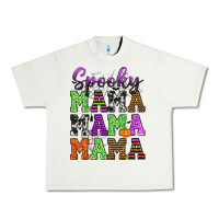 Pistachio Spooky Mama Urban Heavy Tee - texasbilliewilder