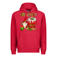 Cardinal christmas gnome hot cocoa Premium Hoodie - MaliasSmallBusiness