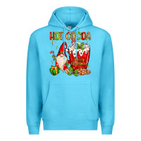 Ocean Blue christmas gnome hot cocoa Premium Hoodie - MaliasSmallBusiness
