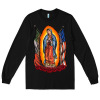 Black our lady Long Sleeve Tee - RacoonDesign