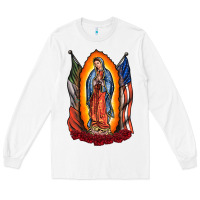 White our lady Long Sleeve Tee - RacoonDesign