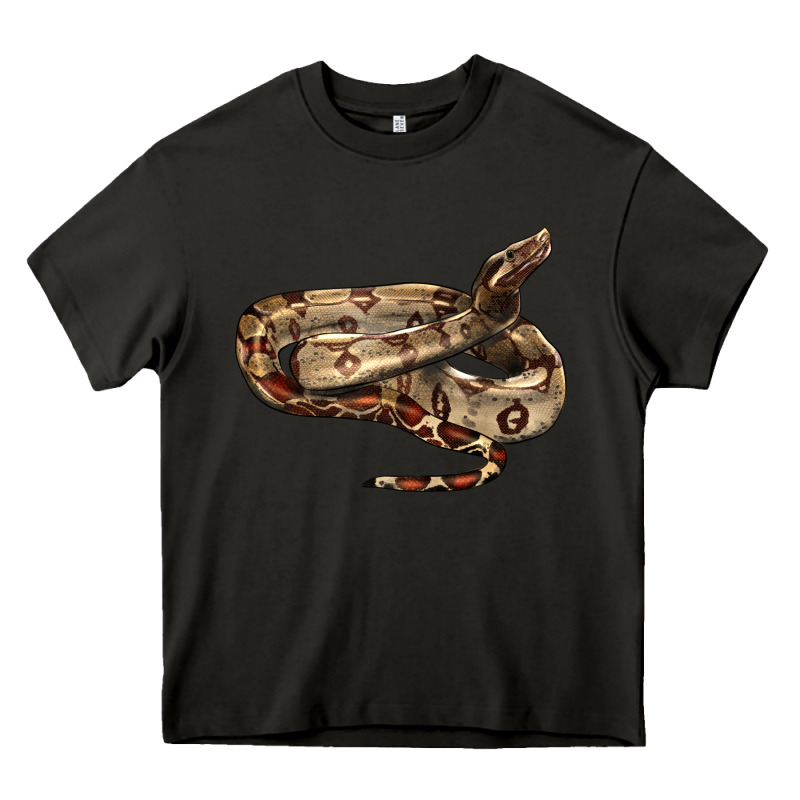 Red Tail Boa Snake Heavy Core Tee by LillyAllenDesigns | Teevron
