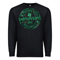 Black prone to shenanigans and malarkey Premium Sweatshirt - MaliasSmallBusiness