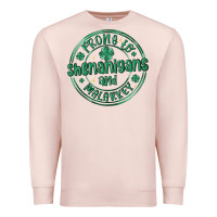 Pale Pink prone to shenanigans and malarkey Premium Sweatshirt - MaliasSmallBusiness