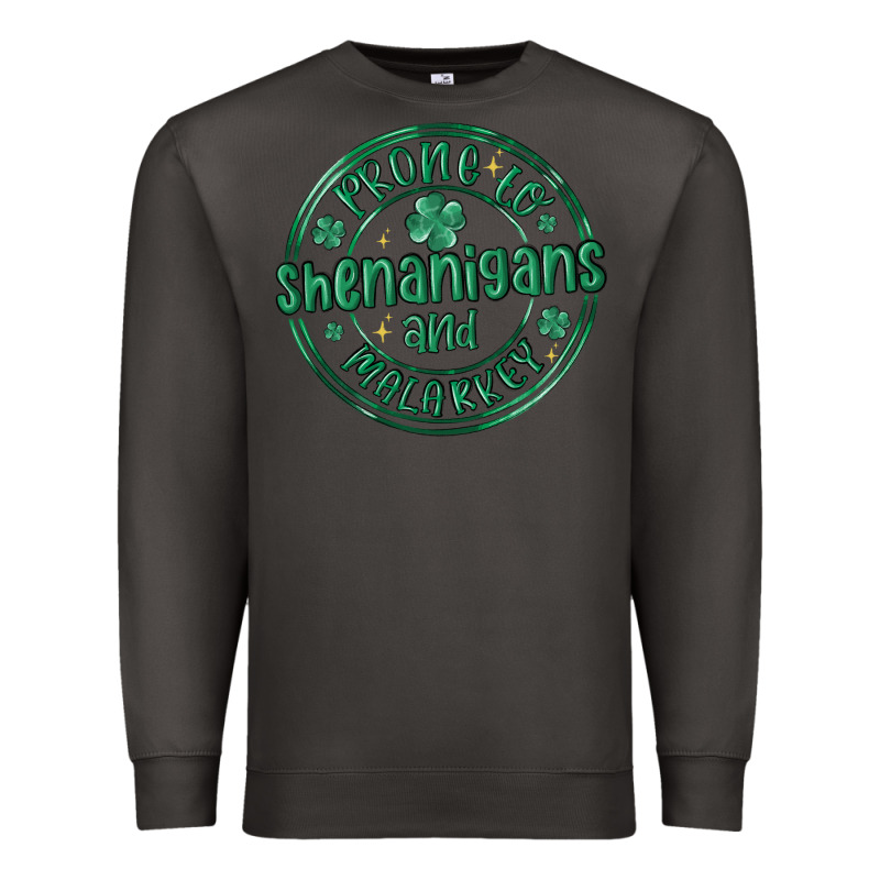 Prone To Shenanigans And Malarkey Premium Sweatshirt by MaliasSmallBusiness | Teevron