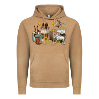Vintage Camel coffee cups horses Vintage Hoodie - texasbilliewilder