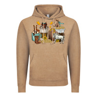 Coffee Cups Horses Vintage Hoodie | Teevron