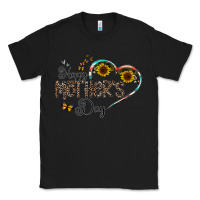 Black happy mother's day Classic Tee - CowhideDigitalArt