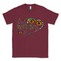 Burgundy happy mother's day Classic Tee - CowhideDigitalArt