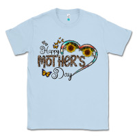Dusty Blue happy mother's day Classic Tee - CowhideDigitalArt