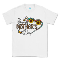 White happy mother's day Classic Tee - CowhideDigitalArt