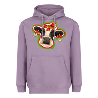 Lavender christmas heifer Heavyweight Hoodie - Jasminsmagicworld