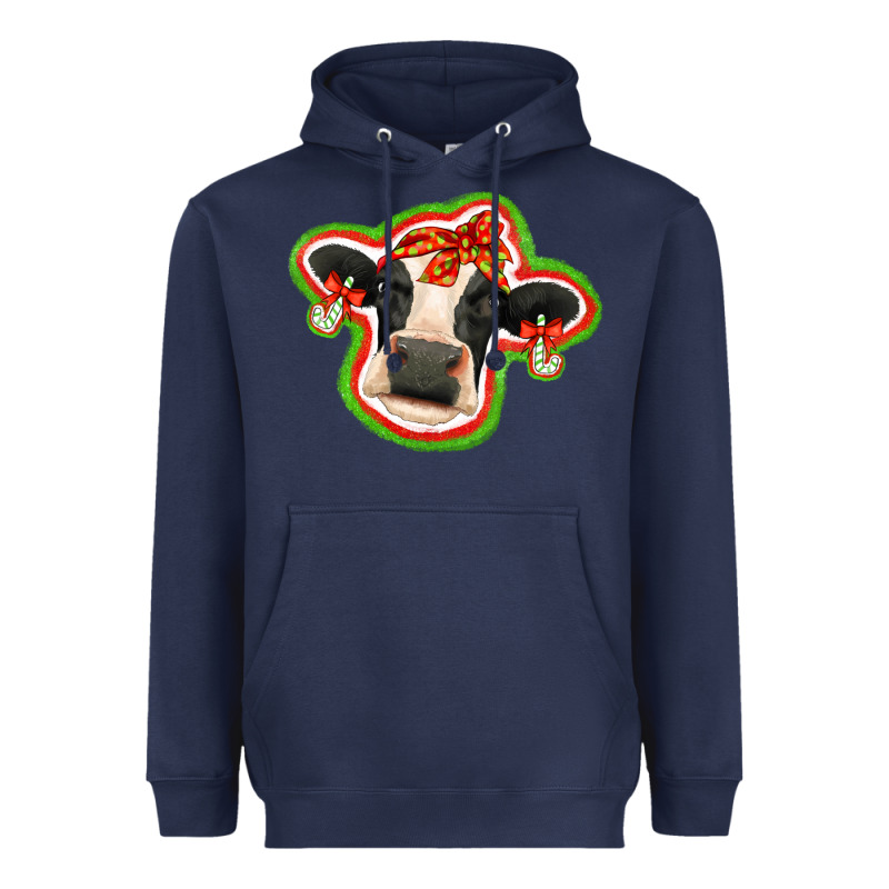 Christmas Heifer Heavyweight Hoodie by Jasminsmagicworld | Teevron
