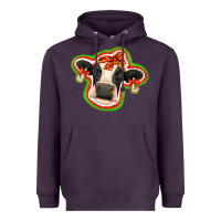 Plum christmas heifer Heavyweight Hoodie - Jasminsmagicworld