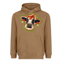 Toasted Coconut christmas heifer Heavyweight Hoodie - Jasminsmagicworld