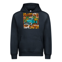 Navy country roads take me home truck coaster Urban Hoodie - Jasminsmagicworld