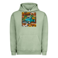 Pigment Oil Green country roads take me home truck coaster Urban Hoodie - Jasminsmagicworld