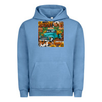 Pigment Pebble Blue country roads take me home truck coaster Urban Hoodie - Jasminsmagicworld