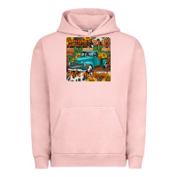 Pigment Salmon country roads take me home truck coaster Urban Hoodie - Jasminsmagicworld