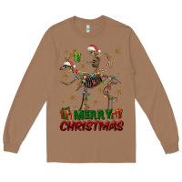 Toasted Coconut merry christmas deer skeleton Long Sleeve Tee - FaDigitalArtStudio
