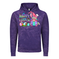 Cloud Purple happy easter gnomes Vintage Hoodie - Zillion Design Studio