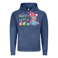 Vintage Denim happy easter gnomes Vintage Hoodie - Zillion Design Studio