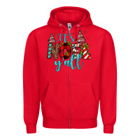 Red it's noel y'all Zipper Hoodie - JahusDesignShop