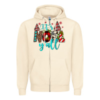 Sandshell it's noel y'all Zipper Hoodie - JahusDesignShop