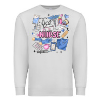 Dove Grey can't talk right now doing nurse stuff Premium Sweatshirt - MaliasSmallBusiness
