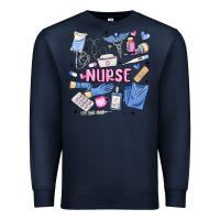 Navy can't talk right now doing nurse stuff Premium Sweatshirt - MaliasSmallBusiness