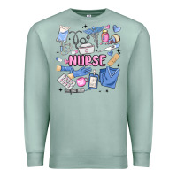 Seafoam can't talk right now doing nurse stuff Premium Sweatshirt - MaliasSmallBusiness