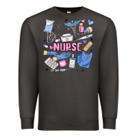 Smoke can't talk right now doing nurse stuff Premium Sweatshirt - MaliasSmallBusiness